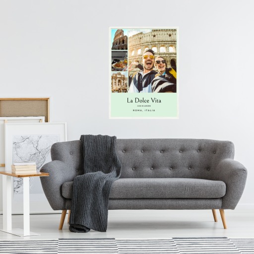 Rome Trip Poster - Photo Collage Print 5