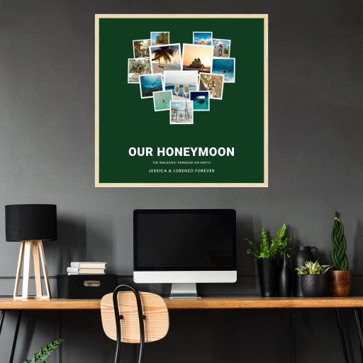 Our Honeymoon Trip Poster - Photo Collage Print 9