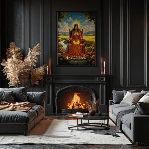 The Empress in Enchanted Surrealism Print - Custom Tarot Card Poster 11