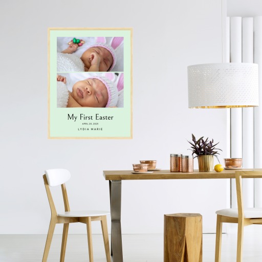 My First Easter Poster - Photo Collage Print 9