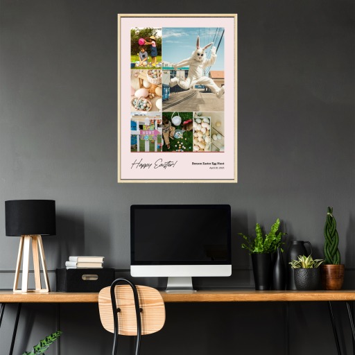 Easter Egg Hunt Poster - Photo Collage Print 10