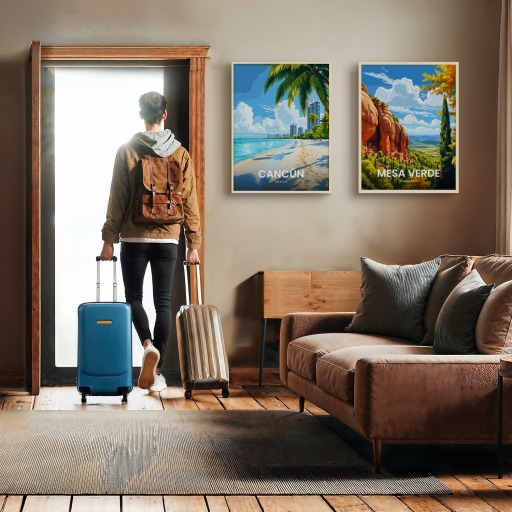 Cancún Travel Print - Vintage Travel Art Poster  11