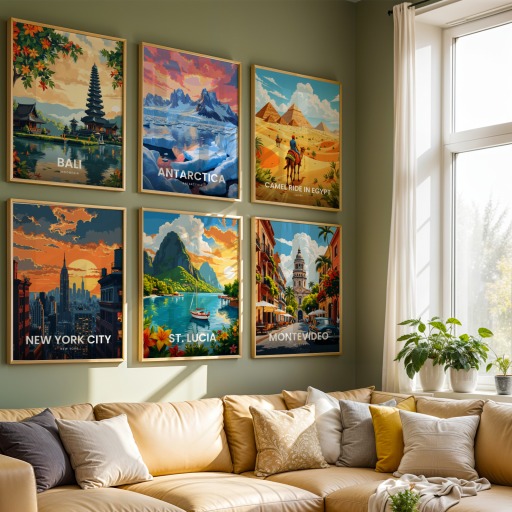 St. Lucia Travel Print - Vintage Travel Art Poster 8