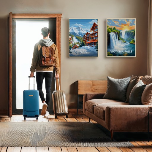 Vail Travel Print - Vintage Travel Art Poster 11