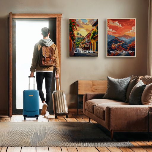 Cartagena Travel Print - Vintage Travel Art Poster 11