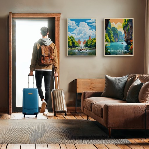 Madrid Travel Print - Vintage Travel Art Poster 11