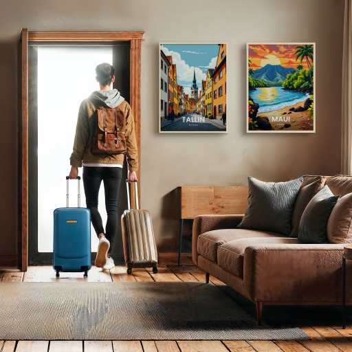 Tallin Travel Print - Vintage Travel Art Poster 11