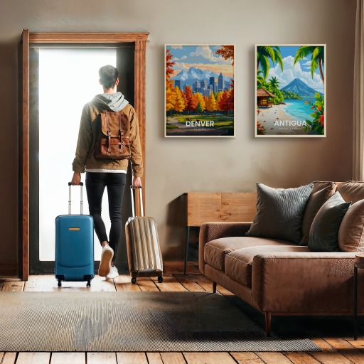 Denver Travel Print - Vintage Travel Art Poster 11