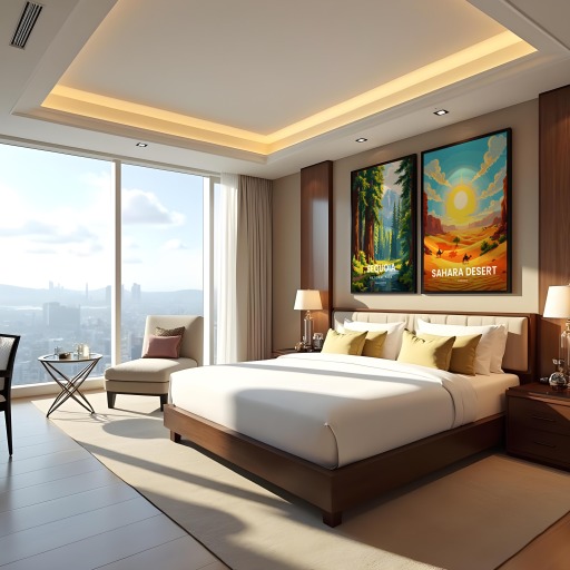 Sahara Desert Travel Print - Vintage Travel Art Poster 10