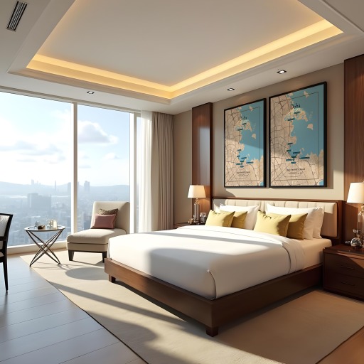 Doha Airbnb Tourist Poster in Road Trip - Street Map 10