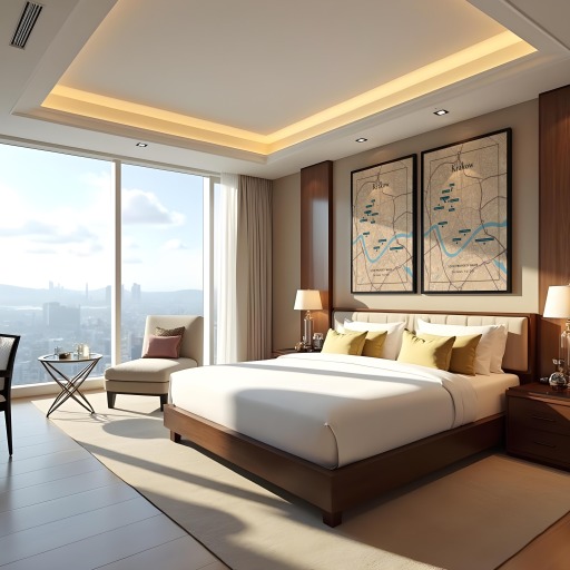 Krakow Airbnb Tourist Poster in Road Trip - Street Map 10