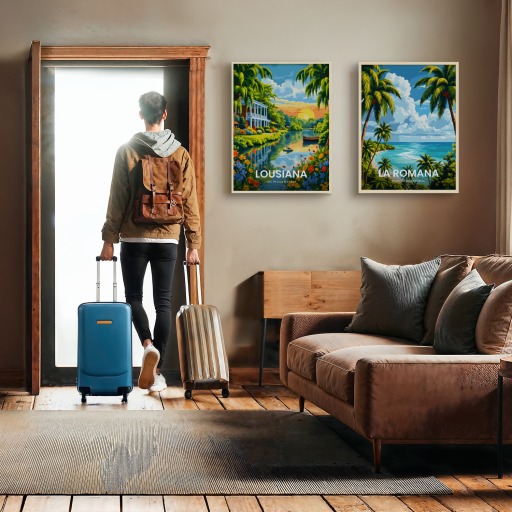 Louisiana Travel Print - Vintage Travel Art Poster 11