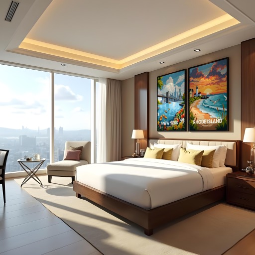 Rhode Island Travel Print - Vintage Travel Art Poster 10