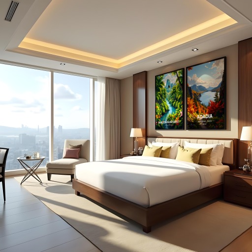 Acadia National Park Travel Print - Vintage Travel Art Poster 10