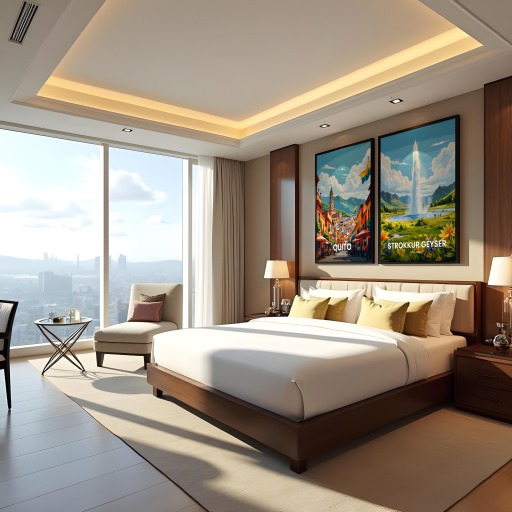 Strokkur Geyser Travel Print - Vintage Travel Art Poster 10