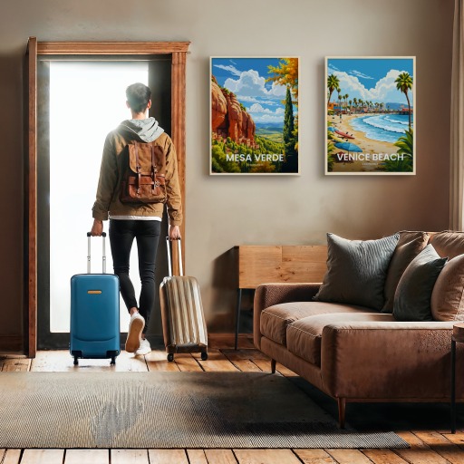 Mesa Verde Travel Print - Vintage Travel Art Poster 11