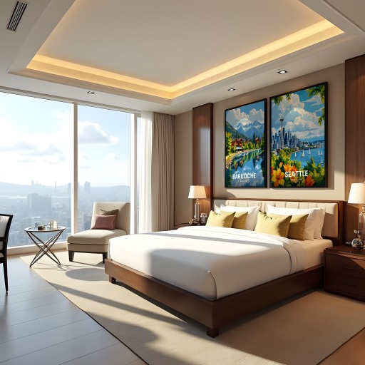 Seattle Travel Print - Vintage Travel Art Poster 10