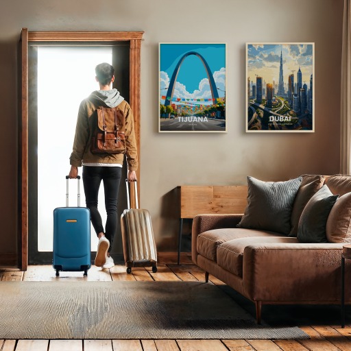 Tijuana Travel Print - Vintage Travel Art Poster 11