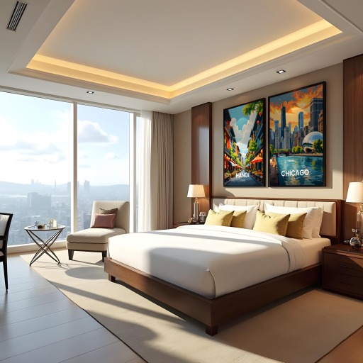 Chicago Travel Print - Vintage Travel Art Poster 10