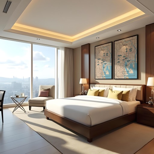 Tokyo Airbnb Tourist Poster in Road Trip - Street Map 10