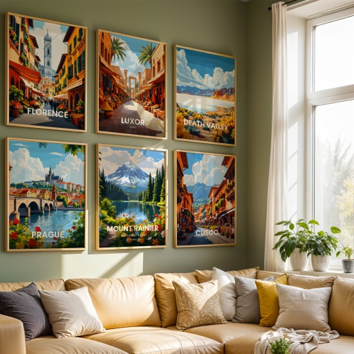 Mount Rainier National Park Travel Print - Vintage Travel Art Poster 8