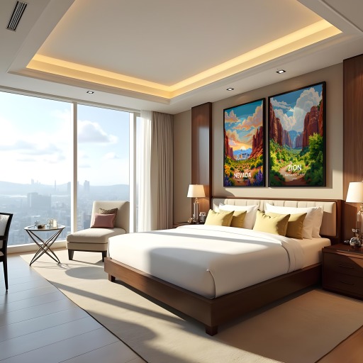 Zion National Park Travel Print - Vintage Travel Art Poster 10