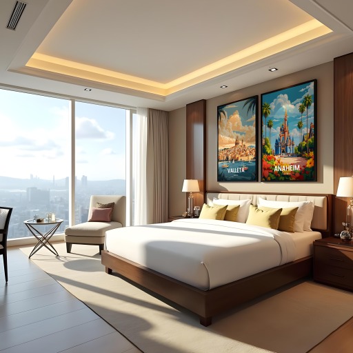 Anaheim Travel Print - Vintage Travel Art Poster 10