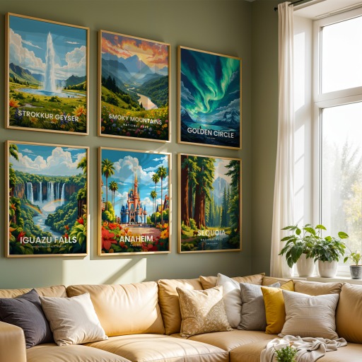 Anaheim Travel Print - Vintage Travel Art Poster 8