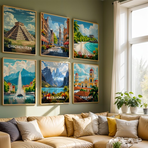 Patagonia Travel Print - Vintage Travel Art Poster 8