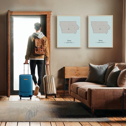 Iowa State Poster - Boundary Map 11