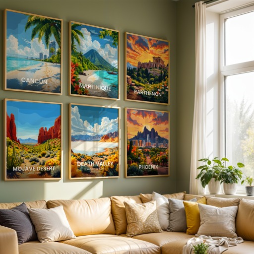 Death Valley National Park Travel Print - Vintage Travel Art Poster 8