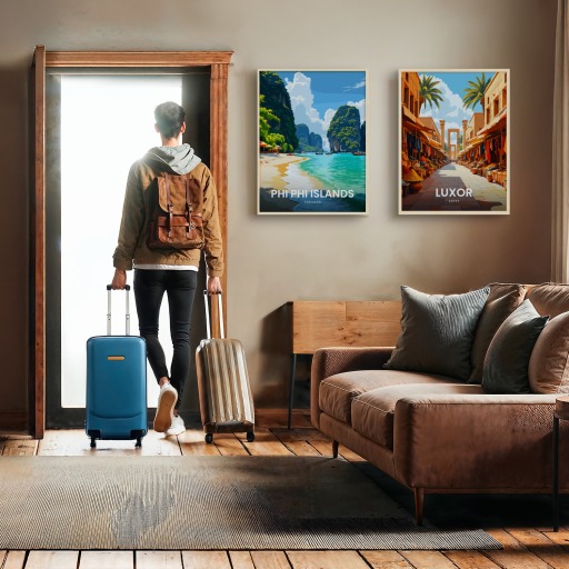 Phi Phi Islands Travel Print - Vintage Travel Art Poster 11