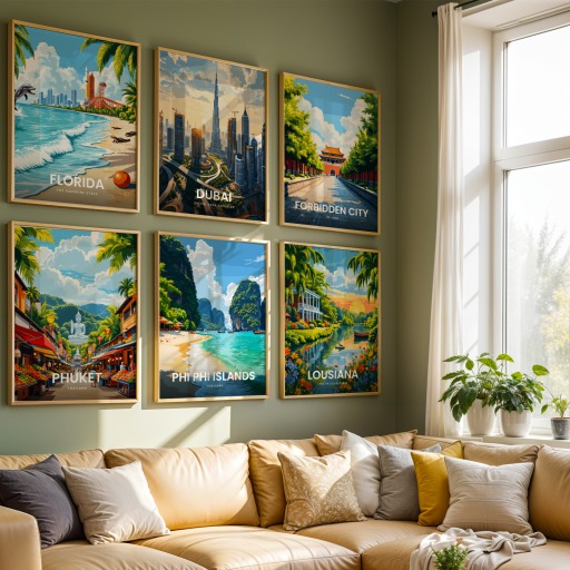 Phi Phi Islands Travel Print - Vintage Travel Art Poster 8