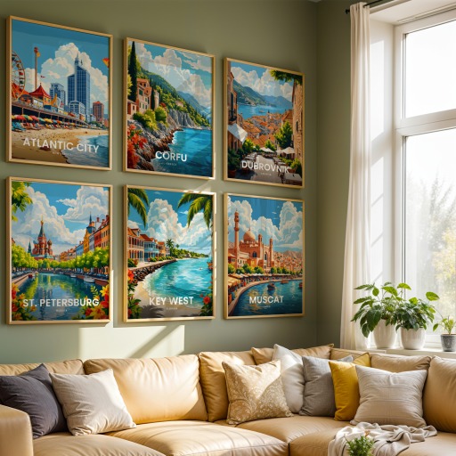 Key West Travel Print - Vintage Travel Art Poster 8