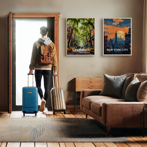 Savannah Travel Print - Vintage Travel Art Poster 11