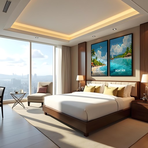 Roatán Travel Print - Vintage Travel Art Poster 10