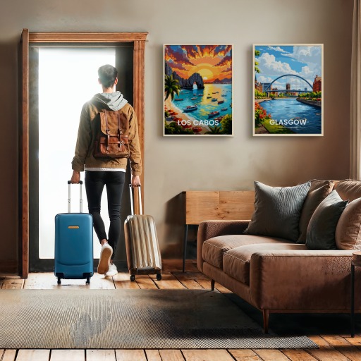 Los Cabos Travel Print - Vintage Travel Art Poster 11