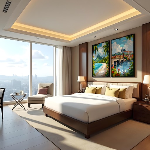 Prague Travel Print - Vintage Travel Art Poster  10