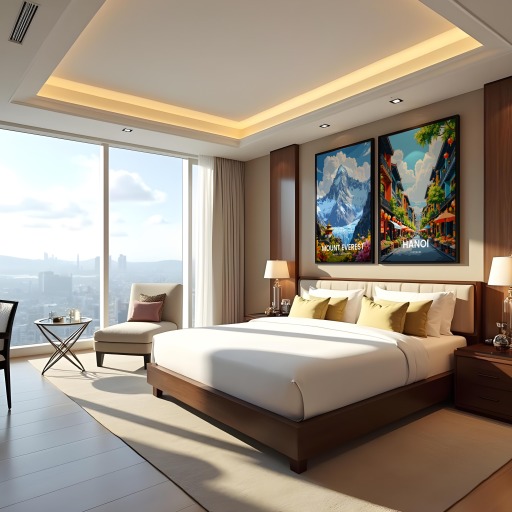 Hanoi Travel Print - Vintage Travel Art Poster 10