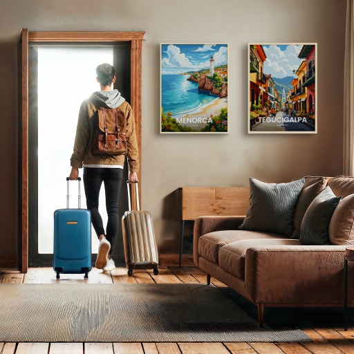 Menorca Travel Print - Vintage Travel Art Poster 11