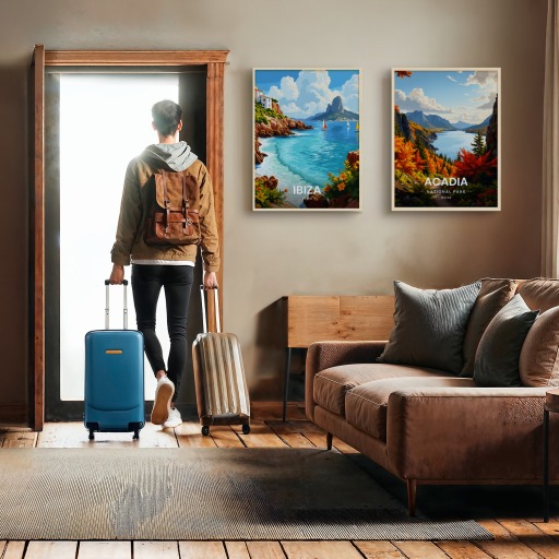 Ibiza Travel Print - Vintage Travel Art Poster 11