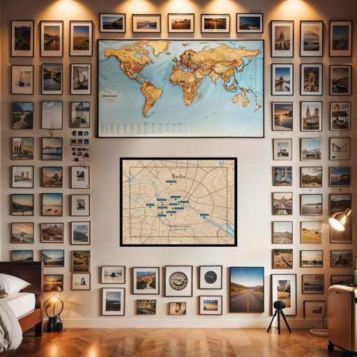 Berlin Airbnb Tourist Poster in Road Trip - Street Map 8