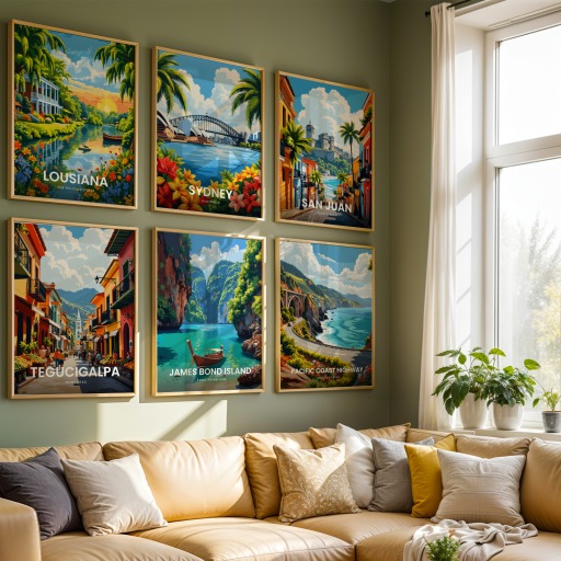 James Bond Island Travel Print - Vintage Travel Art Poster 8