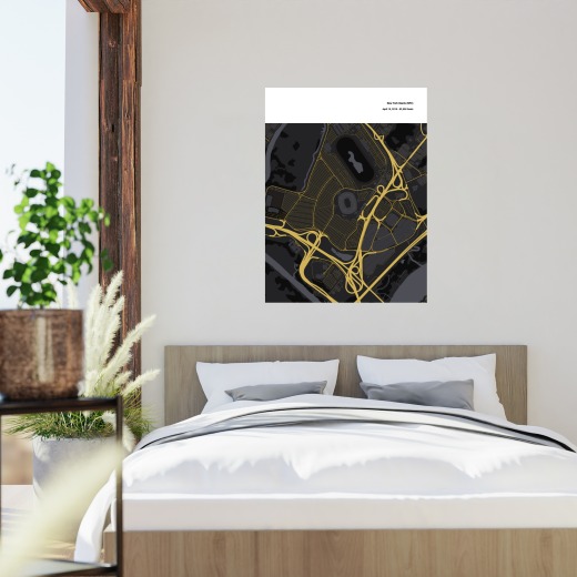 NY Giants Stadium Poster - Street Map 2