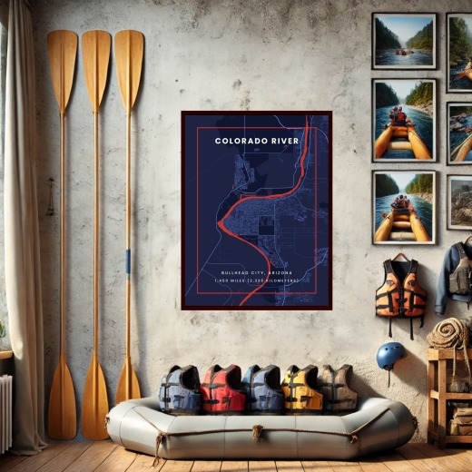 Colorado River through Bullhead City in High Energy 2