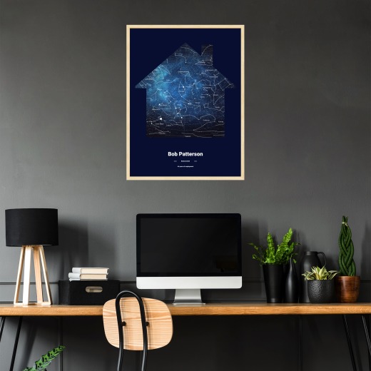 My Retirement Poster - Starry Celestial Map 2