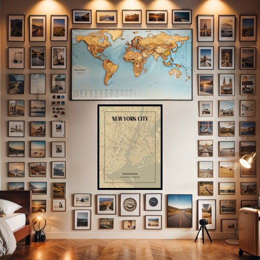 New York City in Vintage Poster 2