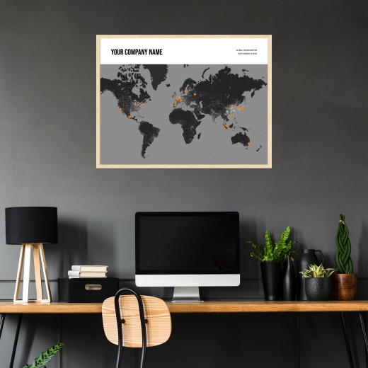 Our Global Headquarters Map Poster - Street Map 2