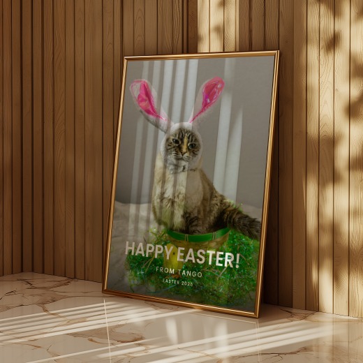 Easter Pet Poster - Photo Collage Print 8