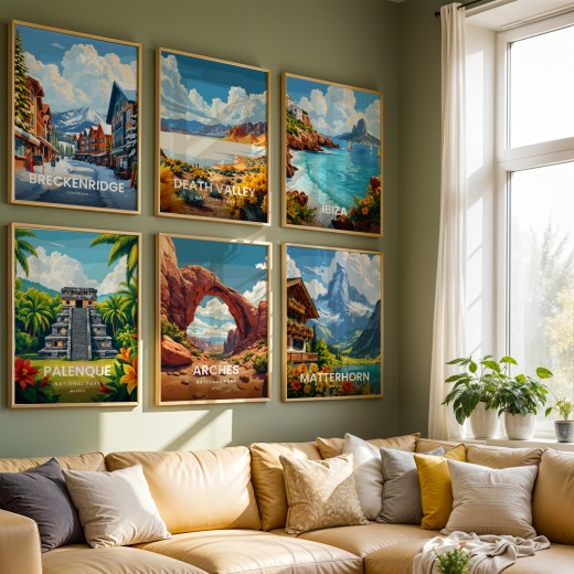 Arches National Park Travel Print - Vintage Travel Art Poster 8